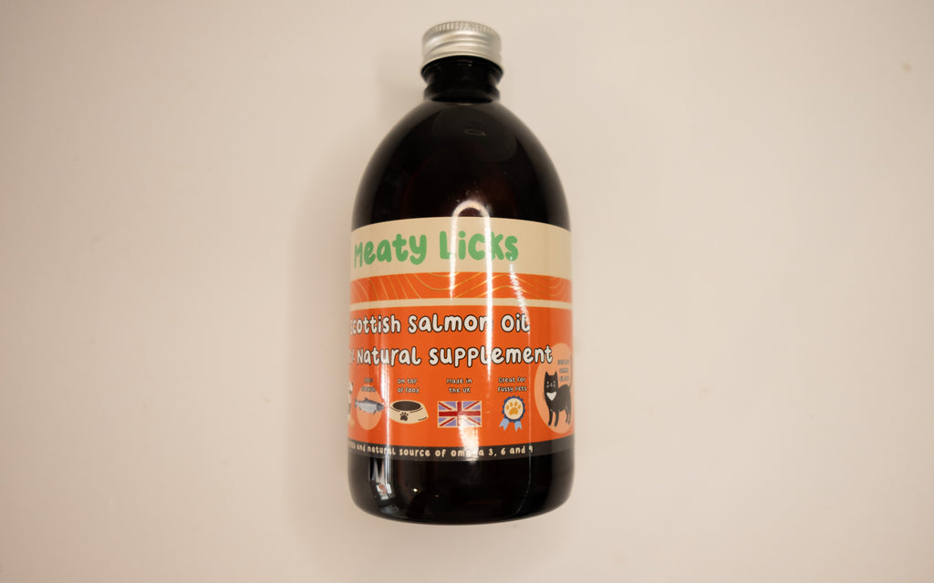Meaty Licks Scottish Salmon Oil 500ML