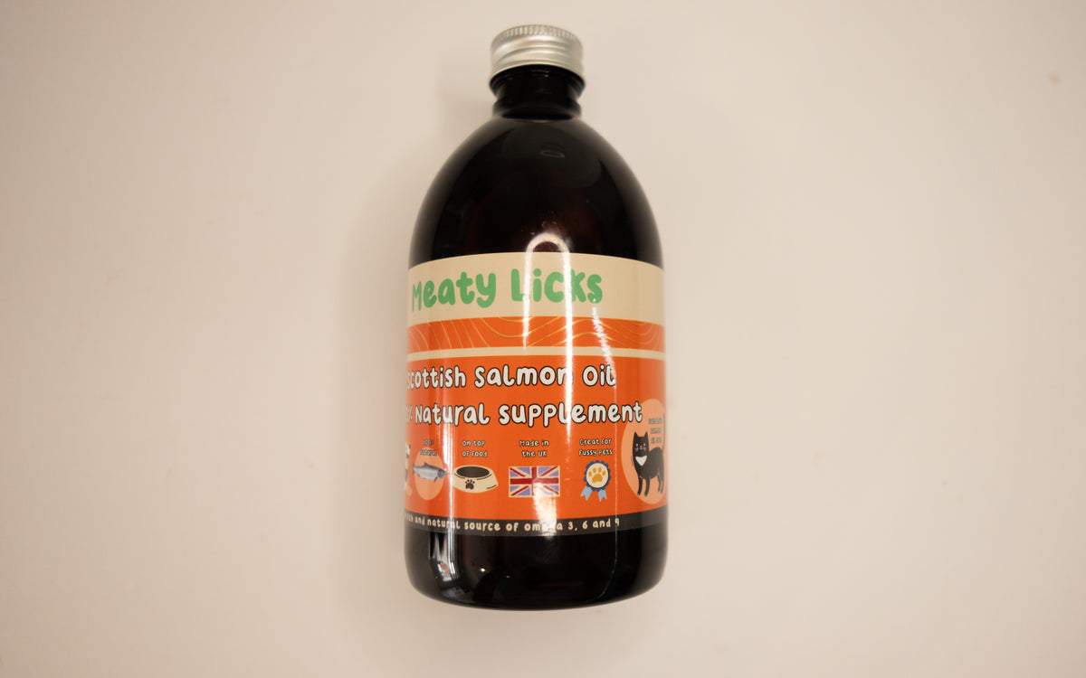 Meaty Licks Scottish Salmon Oil 500ML